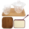thumbnail image 2 of Gupbes Tasse à Thé en Verre Résistant à la Chaleur W / Poignée Tasse à Boire Voyage Ensemble Thé Acc, 2 of 8