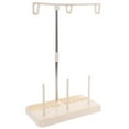 thumbnail image 2 of Miangastore Sewing Machine Universal Thread Stand Plastic 3 Spools Holder Household Thread Holder for Sewing Embroidery (White), 2 of 8