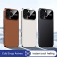 thumbnail image 4 of Klonfd Large Window For IPhone 17Air PU Leather And Hard PCHeat Dissipation And Breathable BumperAutofocus LensGrade Drop Proof And Shockproof Protective, 4 of 5