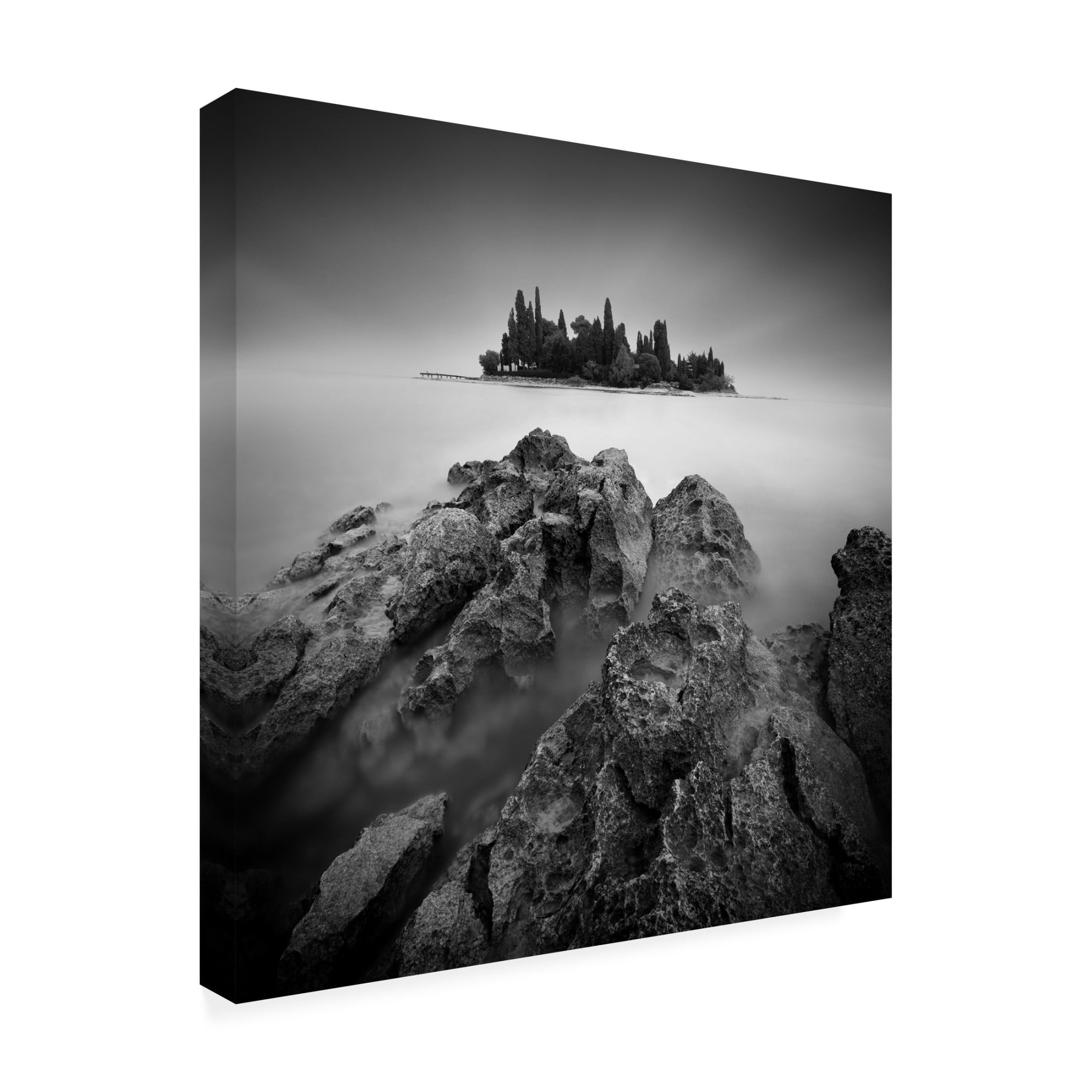 Canvas Wall Art - Daniel ?e?icha 'Island' Wall Art for Living Room, Bedroom, or Office Décor by Trademark Fine Art - 24 x 24 Inches