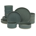 thumbnail image 2 of Gibson Elite Tatum Premium Porcelain 16 Piece (Service for 4) Plates and Bowls Dinnerware - Blue, 2 of 16