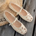 thumbnail image 6 of Miqool Womens Mesh Ballet Flats Round Toe Closed Toe Slip On Soft Sole Breathable Casual Lightweight Comfortable Flat Shoes, 6 of 9