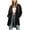 Black, variant on Women's Zip Up Fleece Tunic Hoodie 2026 Oversized Lightweight Sweatshirt Casual Winter Jacket Coat (Khaki, XL)