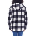thumbnail image 6 of Weatherproof Women's Reversible Ultra Cozy Plush Fleece Plaid Jacket-Black / XXL, 6 of 8