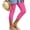 Hot Pink, variant on Women's Yoga Pants All Season skinny fit relaxed fit solid color slit fashionable casual yoga soft fabric Pink L