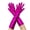 Hot Pink, variant on Metallic Long Gloves Men's & Women's 40cm Cocktail Party Gloves for Halloween 1920s Costume Role Play Accessory Gold One Size