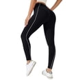 thumbnail image 2 of Cellulite Leggings JIANLAI Stretch Seamed Athletic Yoga Pants, Ruched Hip Full Length Sports Running Trousers, Soft Breathable Activewear Bottoms, 2 of 5