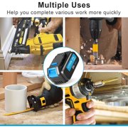 2 Packs Replace for Dewalt 20V Battery 6.0Ah