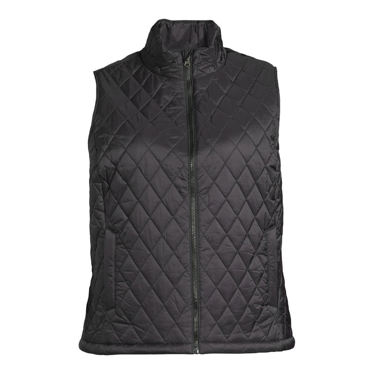 stüssy diamond quilted vest