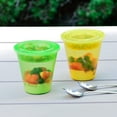 thumbnail image 4 of Youngever 7 Sets Plastic Parfait Cups, Reusable Plastic Dessert Cups with Lids and Inserts, Reusable Plastic Yogurt Cups with Inserts, Spill and Leak Proof (Medium 8 Ounce), 4 of 4