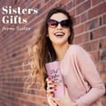 thumbnail image 6 of Sister Tumbler with Lid and Straw Best Sister Ever Cup Insulated Stainless Steel Mug for Big Sister/ Little Sister Birthday Sister Gifts from Sister Friendship Gifts for Women, 6 of 6