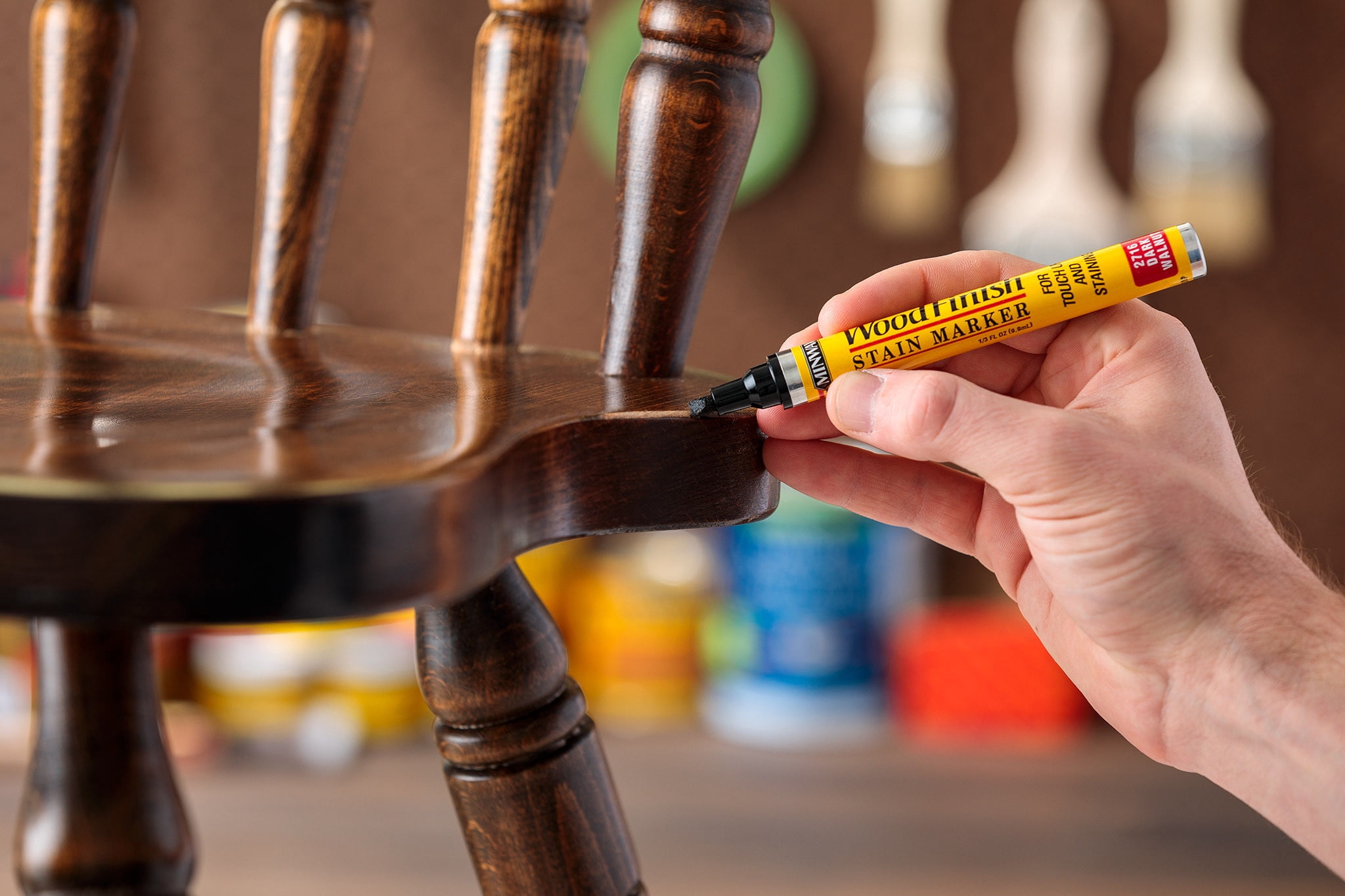 Minwax Wood Finish Stain Marker, Dark Walnut, .33 oz