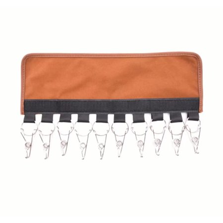

Cap Organizer Hanger Hat Organizer for Closet - Rubberized Stainless Steel Clips - Change Your Clothing Hanger to a Hat Hanger Hat Rack Dark brown