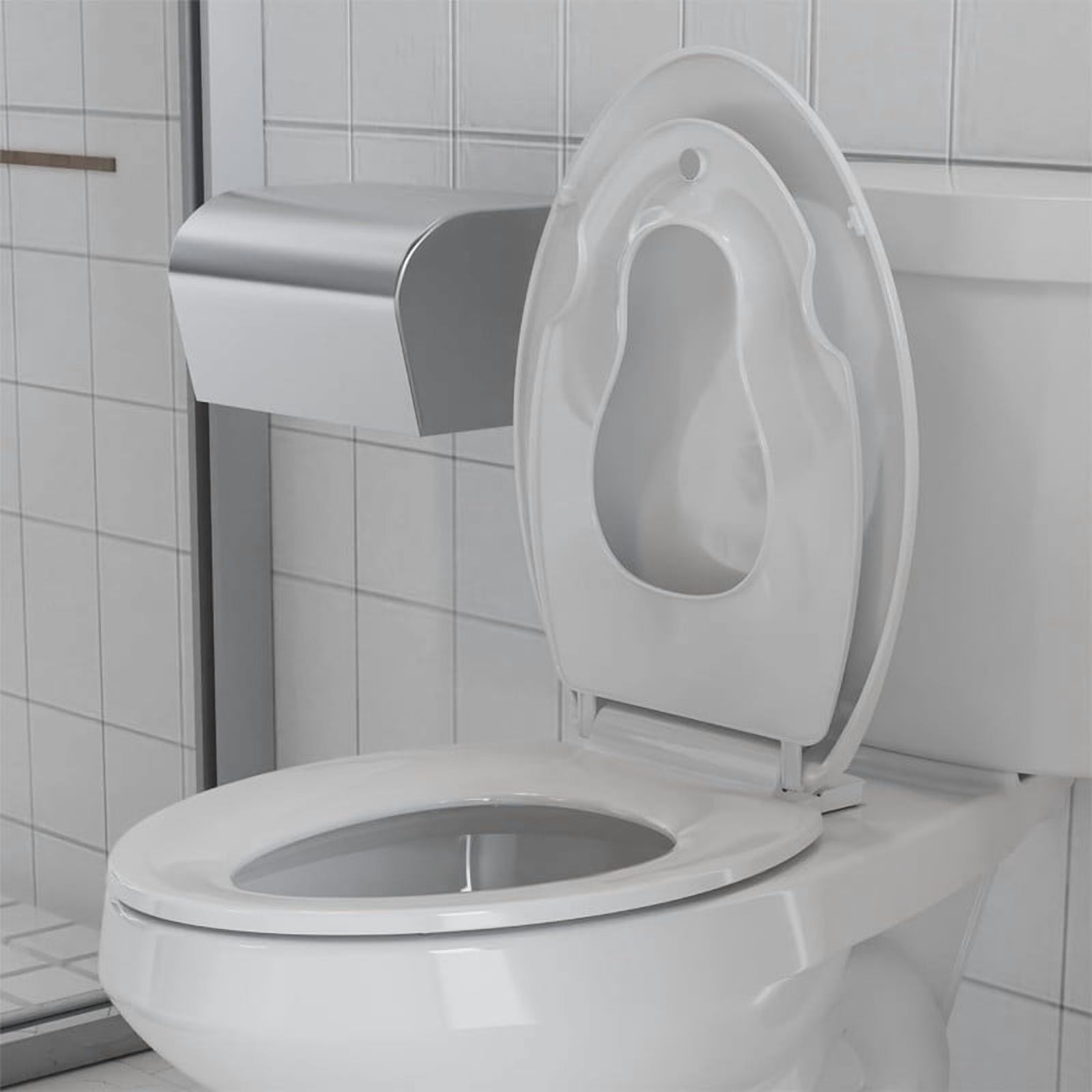 Towallmark Toilet Seat Elongated, Soft Close Heavy Duty Toilet Lid With Toddler Seat, Universal Fit Easy Installation, Replacement Toilet Seat With Slow Close