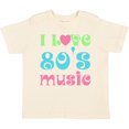 thumbnail image 3 of Inktastic I Love 80's Music Boys or Girls Toddler T-Shirt, 3 of 5