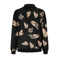 thumbnail image 5 of CEHVOM Manteau à Fermeture à Glissière à Poches Imprimé Décontracté pour Femmes en Liquidation, 5 of 5