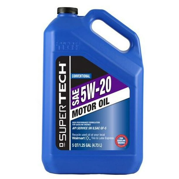 Super Tech Conventional Sae 5w 20 Motor Oil 5 Quarts Walmart Com Super Tech Conventional Sae 5w 20 Motor Oil 5 Quarts Walmart Com