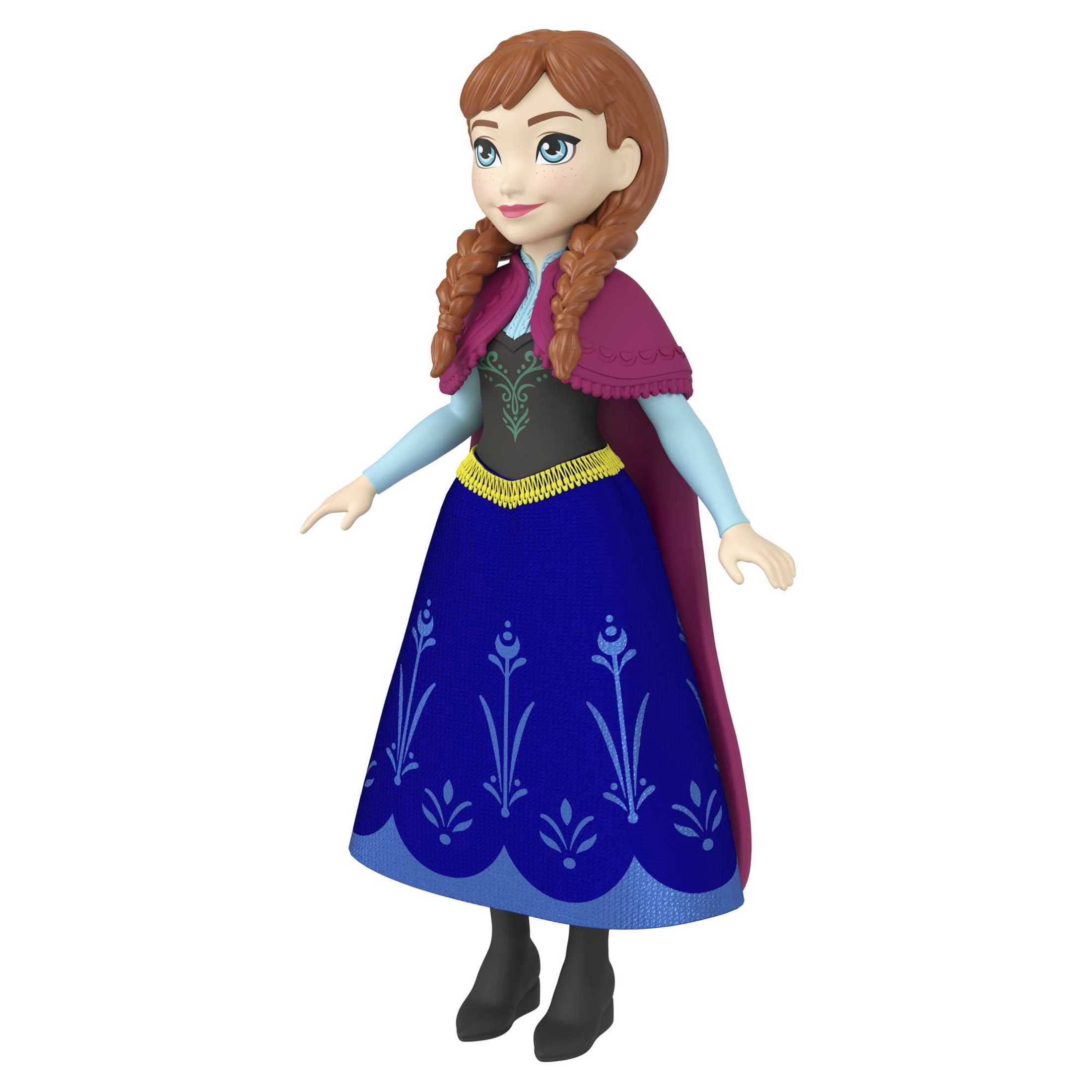 Disney Frozen Anna Small Doll, Collectible Disney Toy Inspired by the Movie