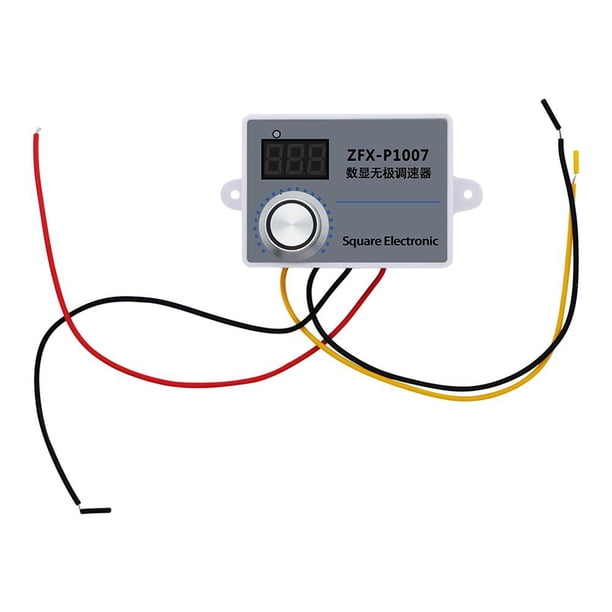 Kuymtek Ajustable 220v Interruptor Ventilador Controlador Velocidad Pantalla Digital Reductor