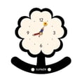 thumbnail image 1 of Reloj de Escritorio Silencioso, Decoración de Habitación, Elegante Adorno de Madera con Dibujos Animados para Niños, Reloj Analógico para Mesa, Granja, 1 of 8