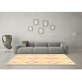 thumbnail image 3 of Ahgly Company Indoor Square Oriental Orange Modern Area Rugs, 8' Square, 3 of 4