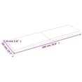 thumbnail image 2 of vidaXL Table Top Light Brown 180x50x(2-4)cm Treated Solid Wood Live Edge, 2 of 7