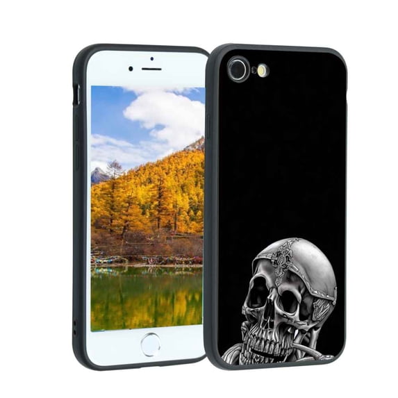 Compatible with iPhone 8 Phone Case, kull-anatomy-33 Case Silicone Protective for Teen Girl Boy Case for iPhone 8