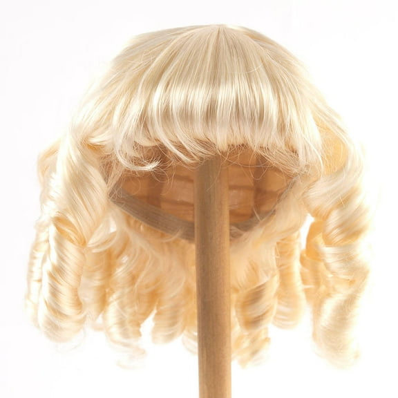 Monique Synthetic Mohair Bleach Blonde Julie Doll Wig