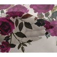 thumbnail image 4 of oneOone Viscose Chiffon Magenta Fabric Leaves & Rose Floral Sewing Craft Projects Fabric Prints By Yard 42 Inch Wide, 4 of 4