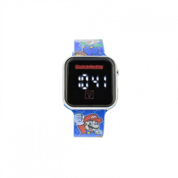 Super Mario Bros. Mario and Luigi LED Digital Wrist Watch