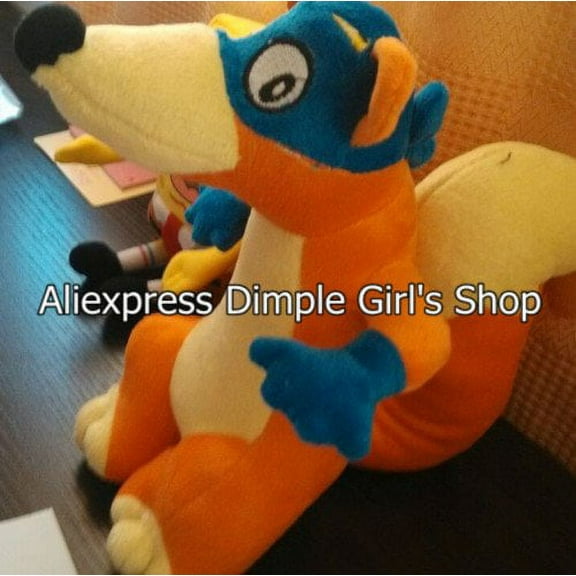 1pcs 25cm Small Fox Swiper Plush Toy Soft Doll Adventurous Dora the Explorer Stuffed Animal For Baby Boy Girl Gift