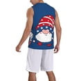 thumbnail image 2 of Xecao Three Gnome Independence Day print basketball shirt for both men and women, a unisex basketball jersey perfect for theme parties-XX-Large, 2 of 6