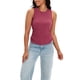 thumbnail image 2 of Camisetas sin mangas de cuello redondo acanaladas para mujer ATHLECHIC XL Burdeos, 2 of 5
