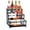 Syrup Rack 3-Tier, variant on Coffee Syrup Rack - 3-Tier 12 Syrup Bottles Holder - Liquor Bottle Display Shelf - Kitchen Cabinet Organizer for Jars, Condiments - Wooden Countertop Organizer for Seasonings, Tea, or Coffee