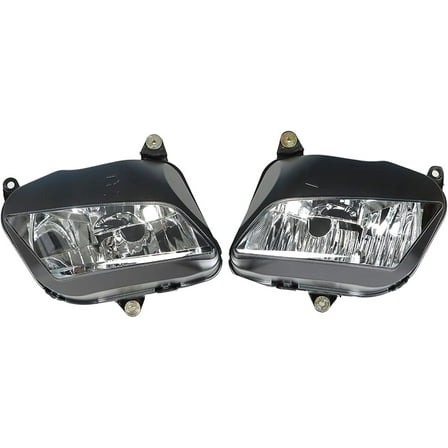 labwork 1Pair Motorcycle Headlight Replacement for Honda CBR600RR 2007-2011