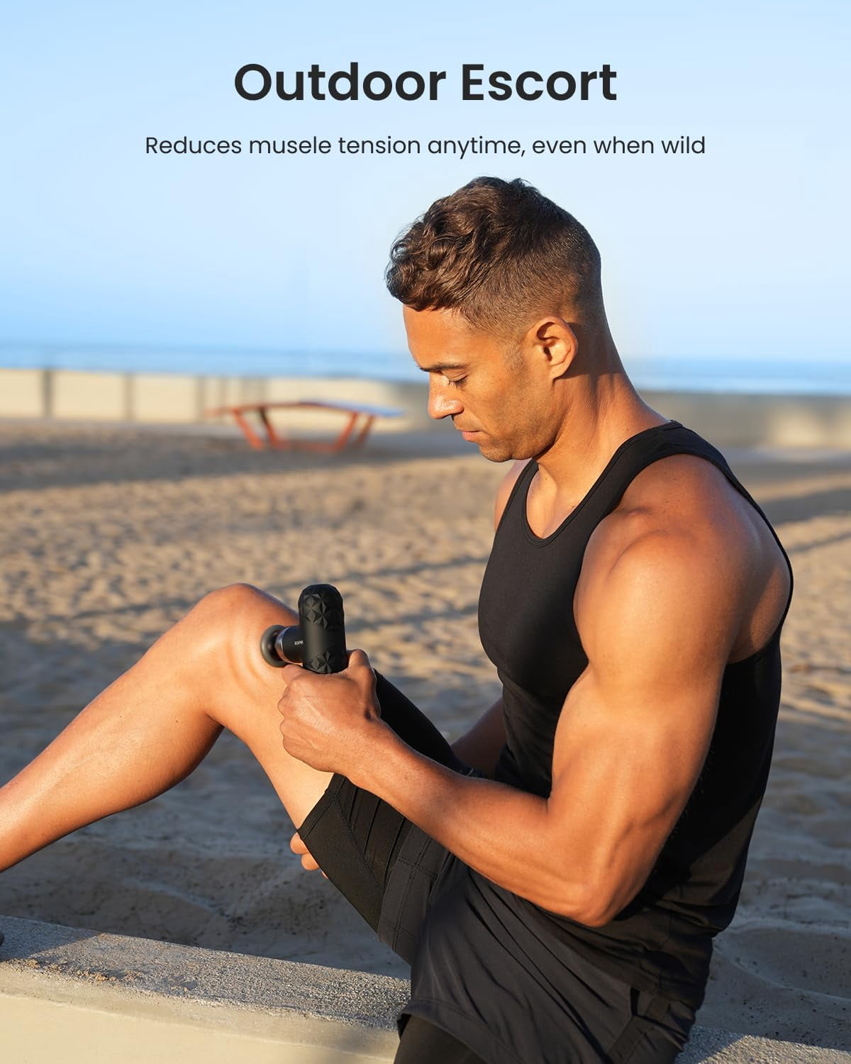 RENPHO Mini Massage Gun with Heat, Handheld Massager Deep Tissue for Pain Relief, FSA HSA Eligible, Gift for Mom Dad Women Men, Portable Travel, Black