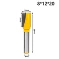 thumbnail image 1 of Bgsha 8mm Shank Bottom Wood Cleaning Bit Straight Router Bit Woodwork Milling Cutter, 1 of 6