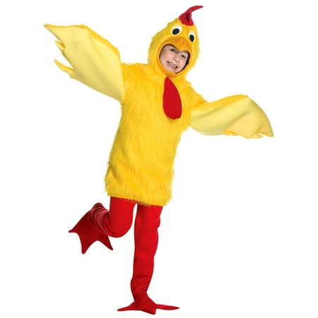 Fuzzy Chicken Child Halloween Costume, One Size,