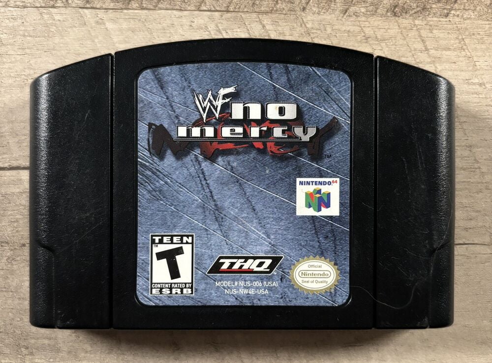 N64☆WWF NO MERCY 海外版 北米版 端子清掃済