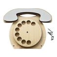 thumbnail image 2 of Junta ocupada para pequeños Habilidades motoras finas Juguetes Juguete sensorial de madera Piezas de bricolaje para desarrollar paciencia Setm R , teléfono rotatori teléfono rotatorio CUTICAT material de tablero ocupado, 2 of 8