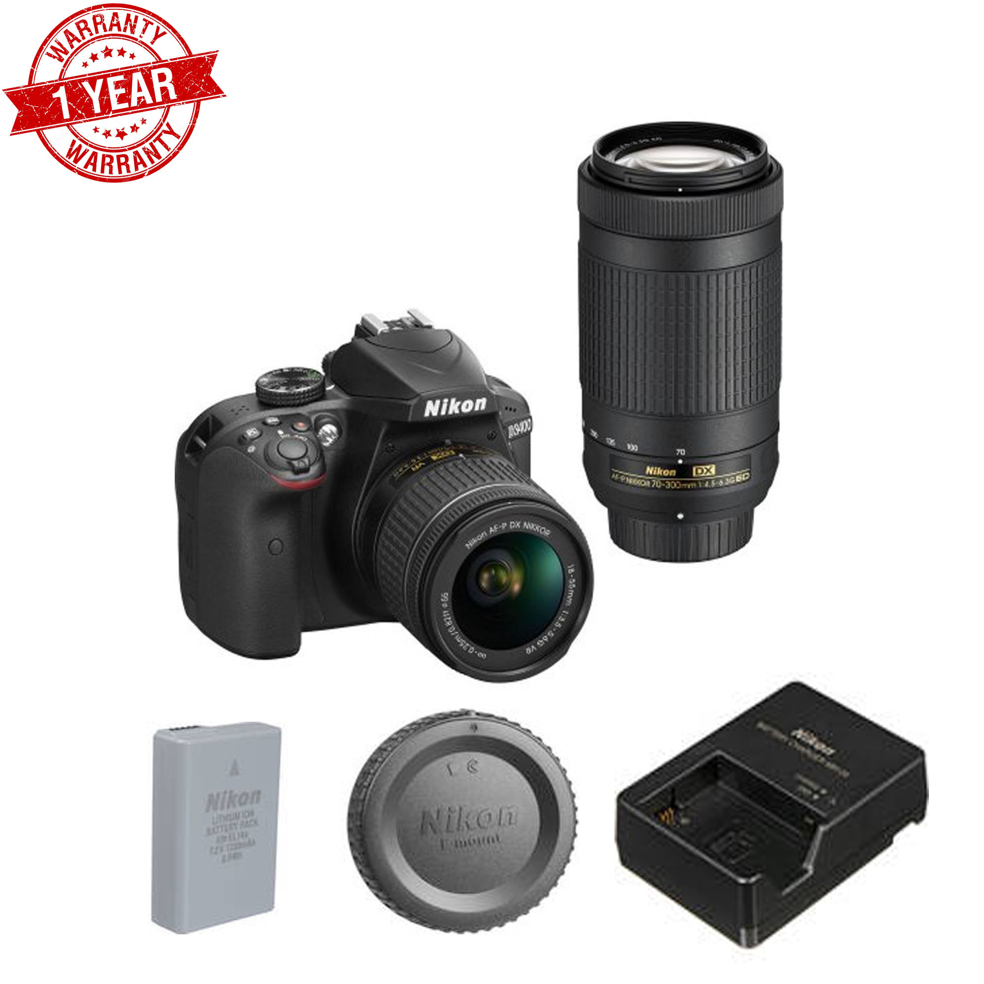 Nikon D3400 DSLR Camera with 18-55mm lens - image 1 of 1
