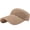 Khaki, variant on Womens Breathable Sun Visor Wide Brim Visor Hat Hollow Open Top Sport Cap for Women Summer Outdoor Beach Daily Wear
