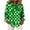 Green10, variant on St Patricks Day Long Sleeve Shirt for Women Shamrock Four Leaf Clover Button Dwon Shirts Top Holiday Green 2026