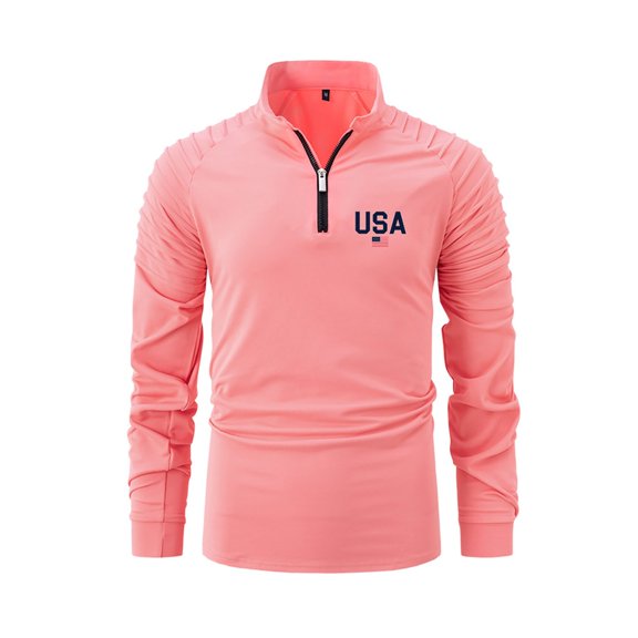 XIYON Men's Polo Shirt 2025 Men Spring Autumn Daily Leisure Sports Stand Collar Long Sleeve Shirt Classic Comfortable Mens Shirts