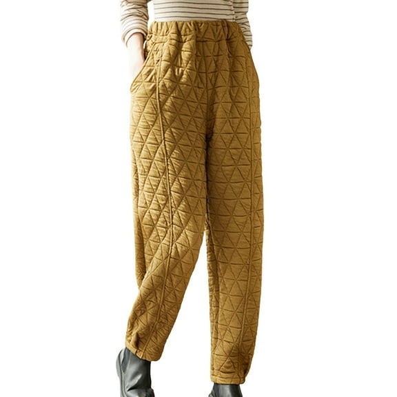 Elevated Winter Comfort High Waisted Harem Pants for Women Soft Loose Fit Casual Trousers with Pockets Versatile Daily Wear Fashion Comfortable Sweatpants for Women Relaxed Fit Pant