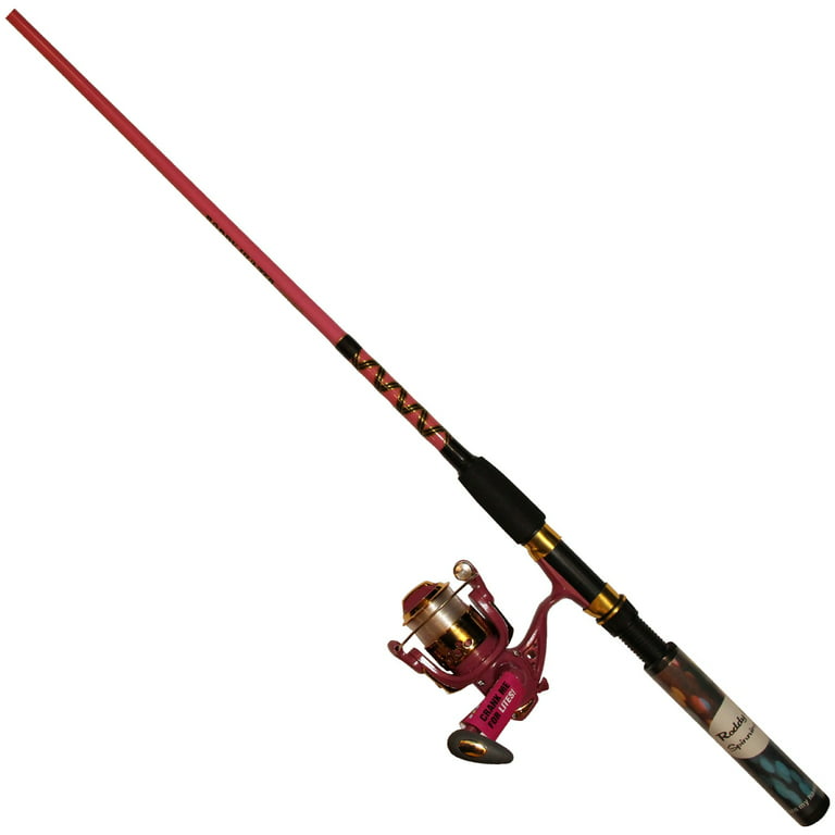 Pink Fishing Rod. 7 ft 2 Sections. Great for spinning or general
