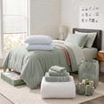 thumbnail image 2 of Virtu College Dorm Room Essentials Complete Set, Twin XL Comforter Set, Dorm Bedding, Twin Xl Bed In a Bag Comforter Set with All Dorm Accessories and Bedding, Sage Green, 2 of 10