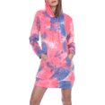 thumbnail image 4 of White Mark Women's Tie-Dye Hoodie Sweatshirt Dress, 4 of 5