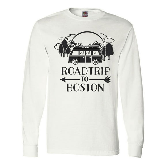 Inktastic Road Trip To Boston Long Sleeve T-Shirt