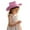 Pink, variant on Unisex Toddler Kids Cowboy Hat Wide Brim Cowgirl Hat Western Themed Party Wear Summer Sun Hat for Boys Girls Pink One Size